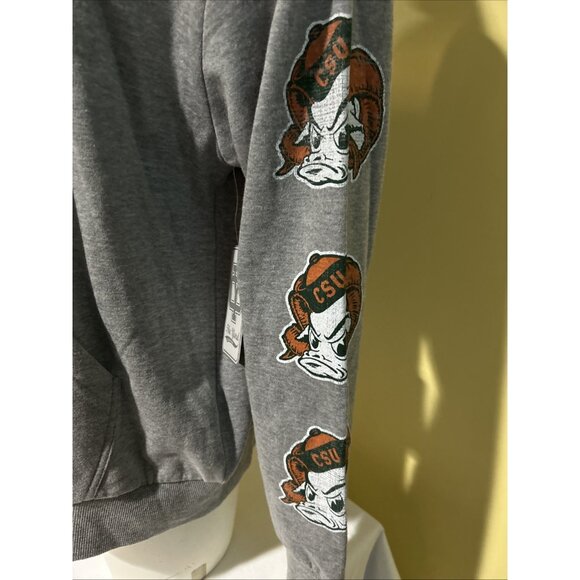 NEW CSU Colorado State Retro Rams Aggies Womens Zip Hoodie Jacket Medium NCAA - Picture 5 of 10